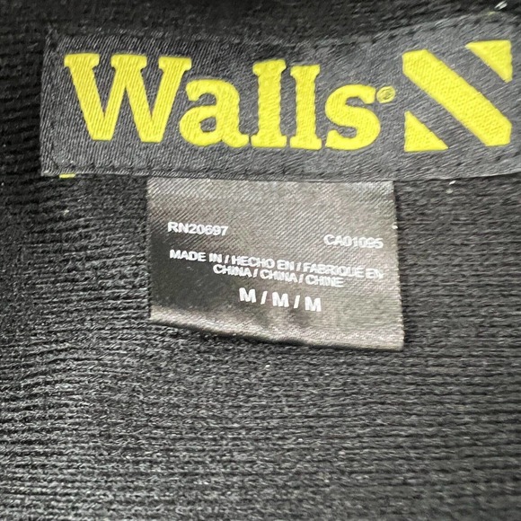 Walls Ripstop Softshell Jacket Wine Medium Men's Polyester Full Zip Long Sleeve - Picture 10 of 16